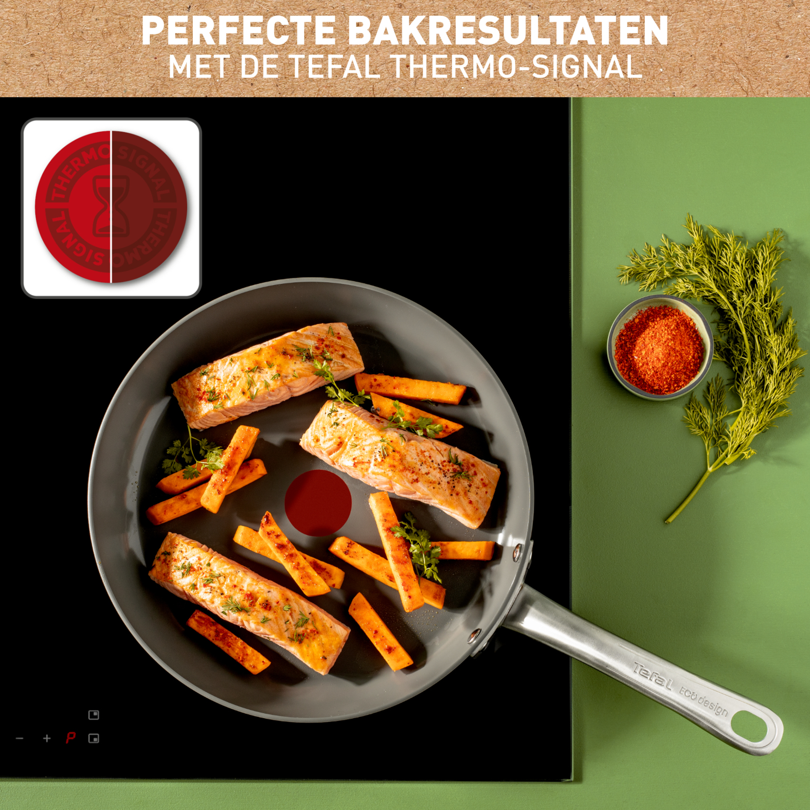 Tefal Renew+ C42404 keramische koekenpan 24 cm - inductie