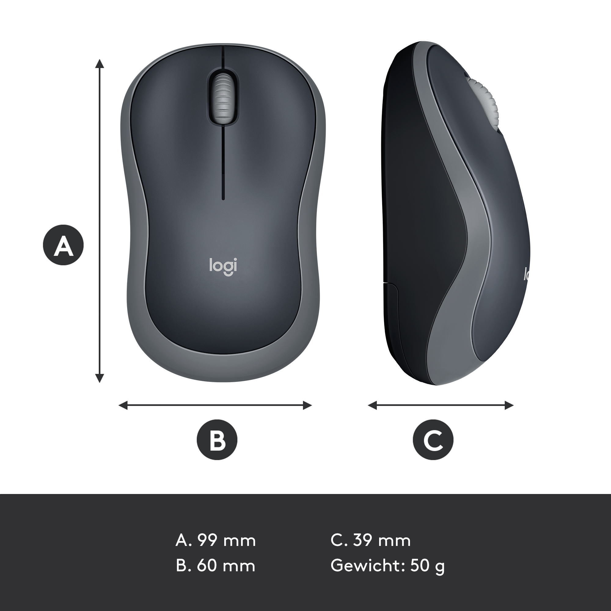 Draadloze Muis Logitech M185