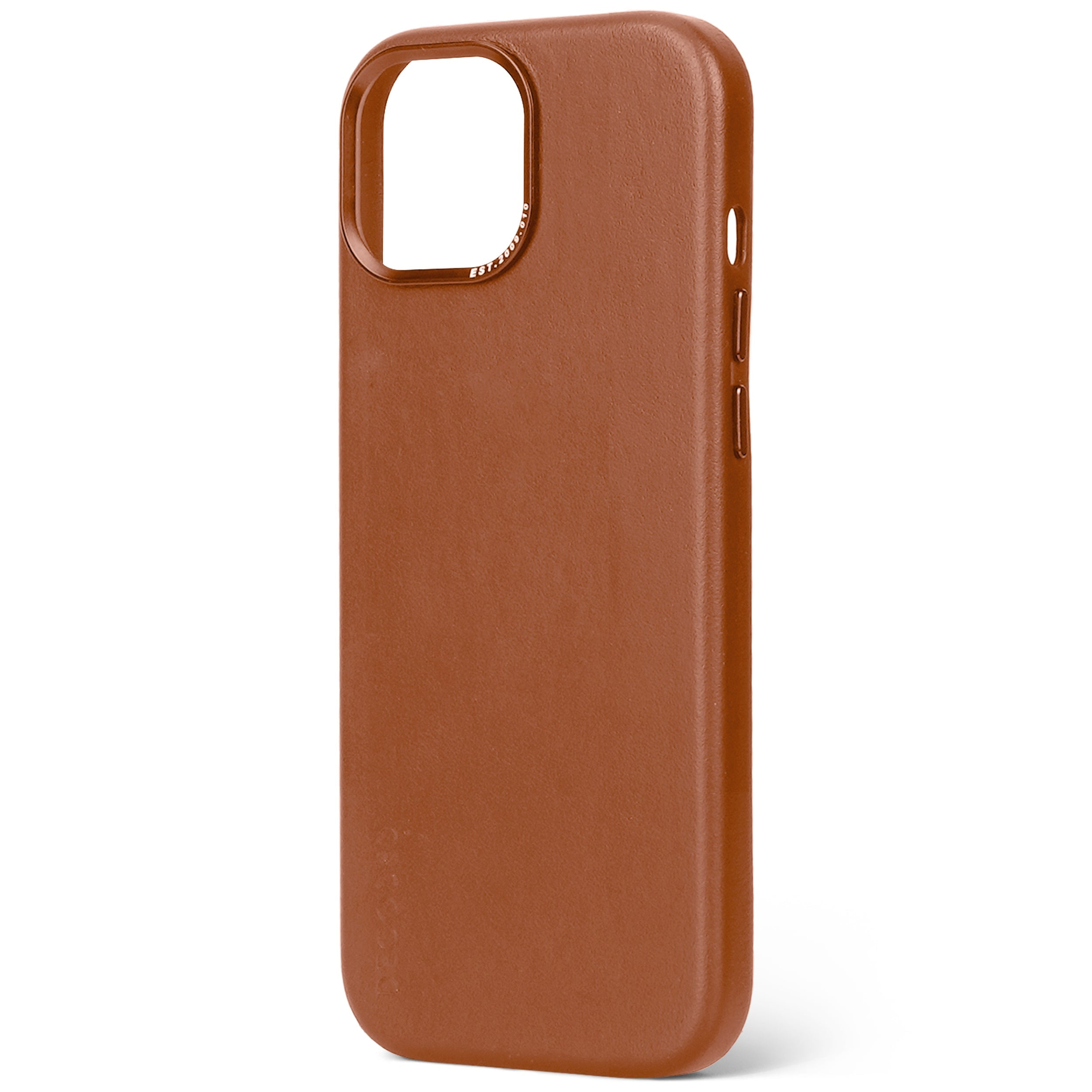 Tas DECODED Leather Backcover iPhone 16e/15/14/13 Tan