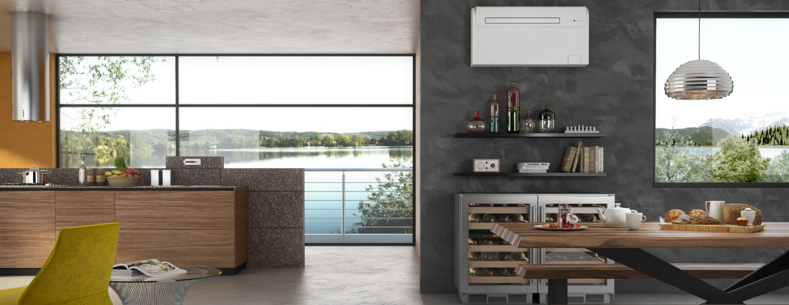Olimpia Splendid UNICO AIR 8 HP Wit Airconditioner door muur