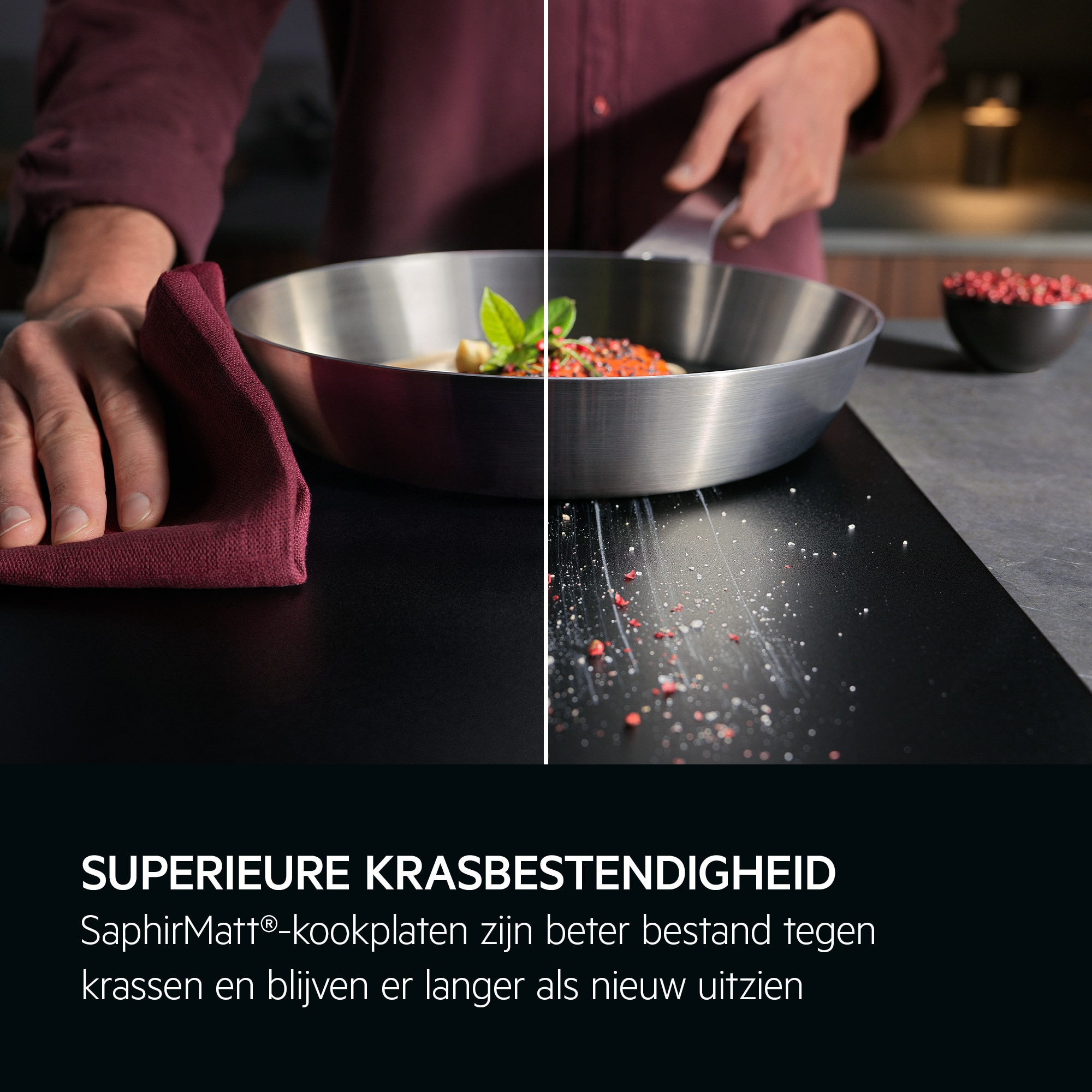 Kookplaat BI AEG TII84B10FZ/ Inductie / Zwart