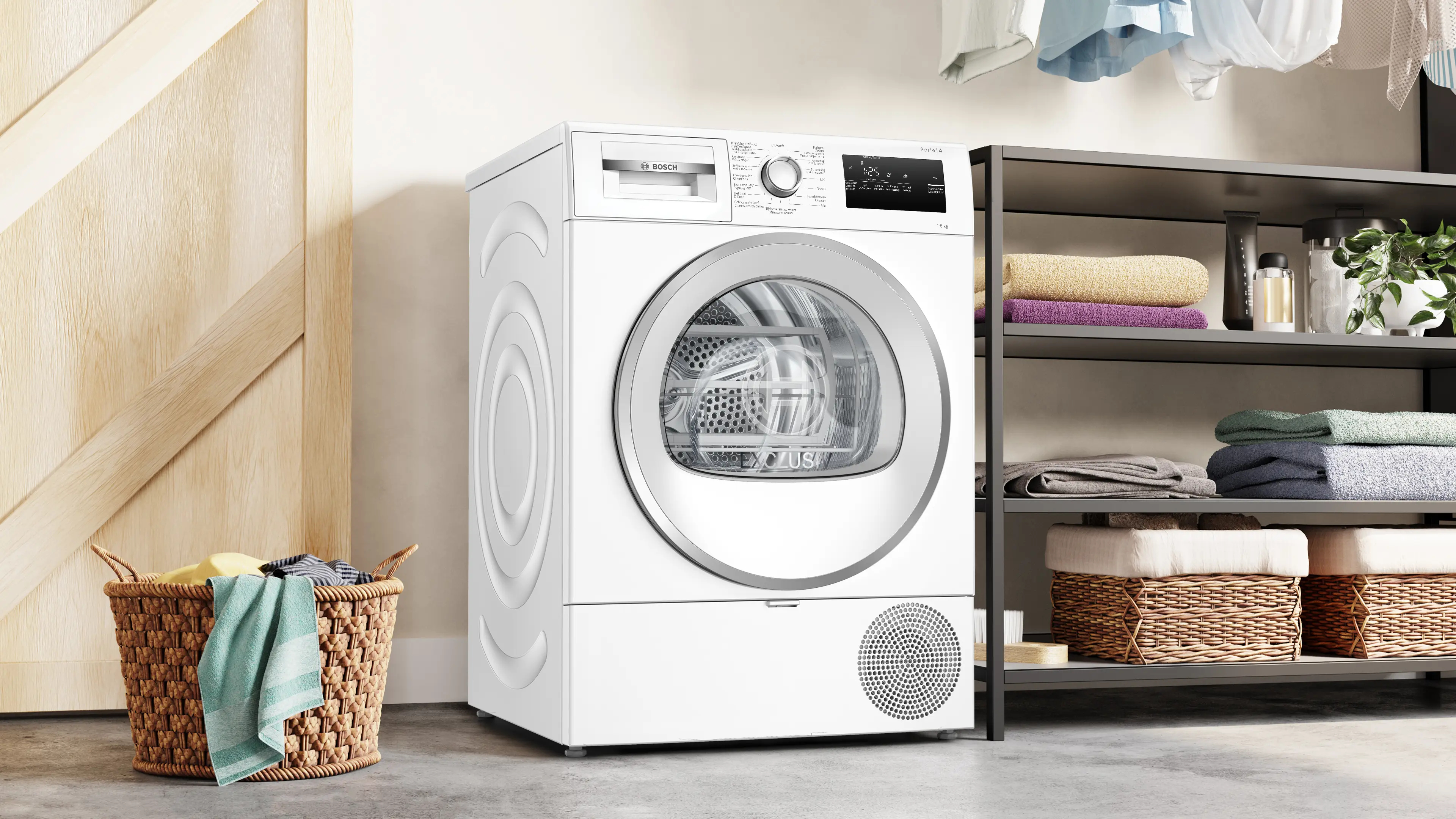 Bosch Sèche-linge pompe à chaleur WTH8520SFG