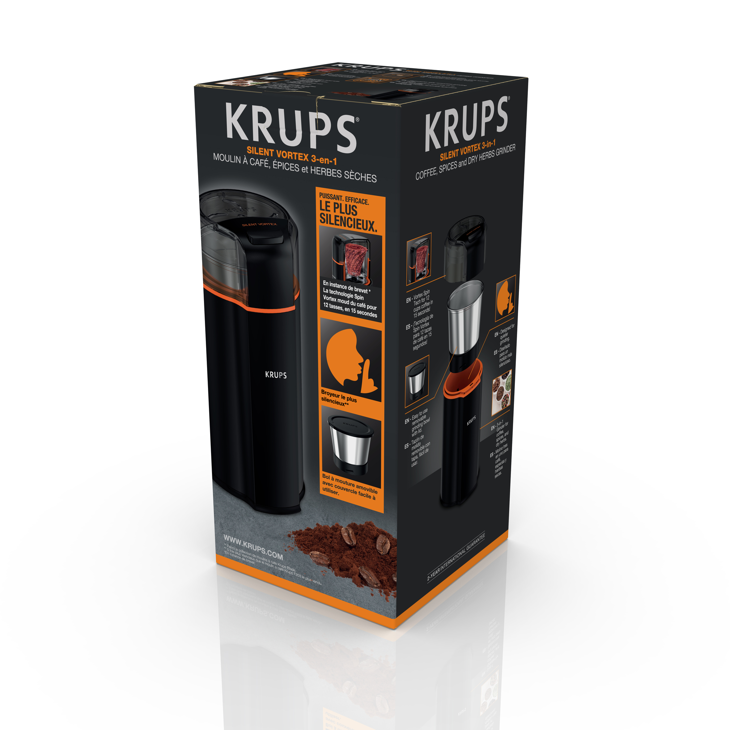 Krups Moulin à café elec. GX332810