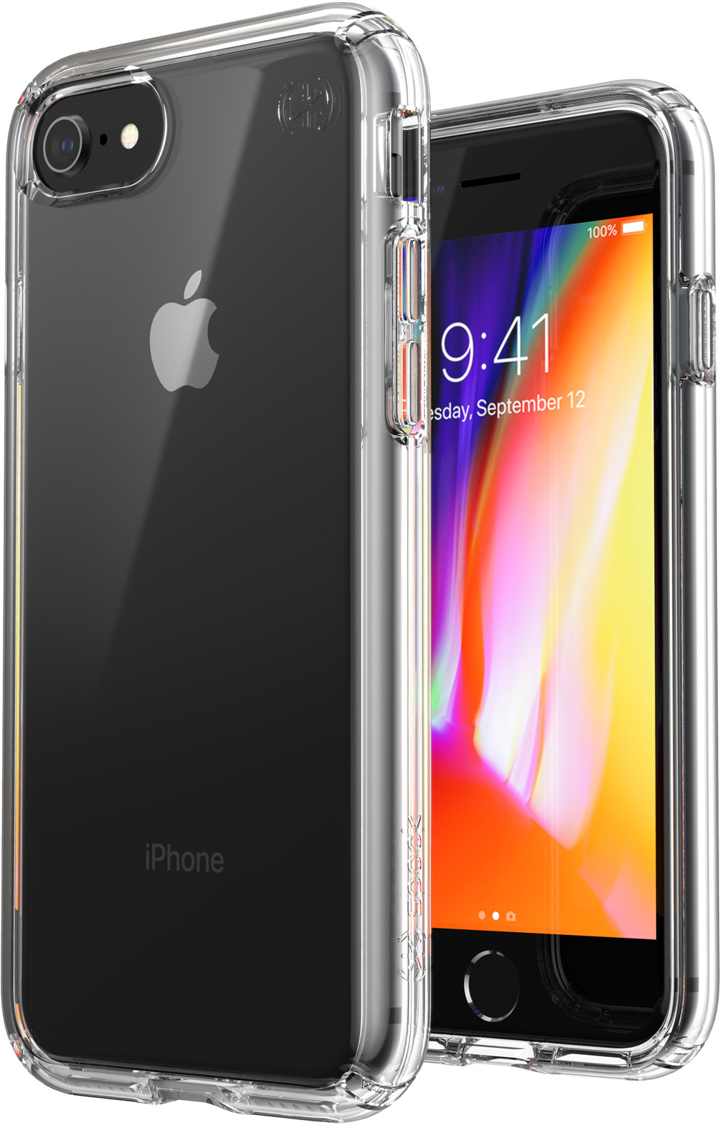 Speck Presidio Perfect Clear Apple iPhone 6/6S/7/8/SE (2020) Clear - with Microb