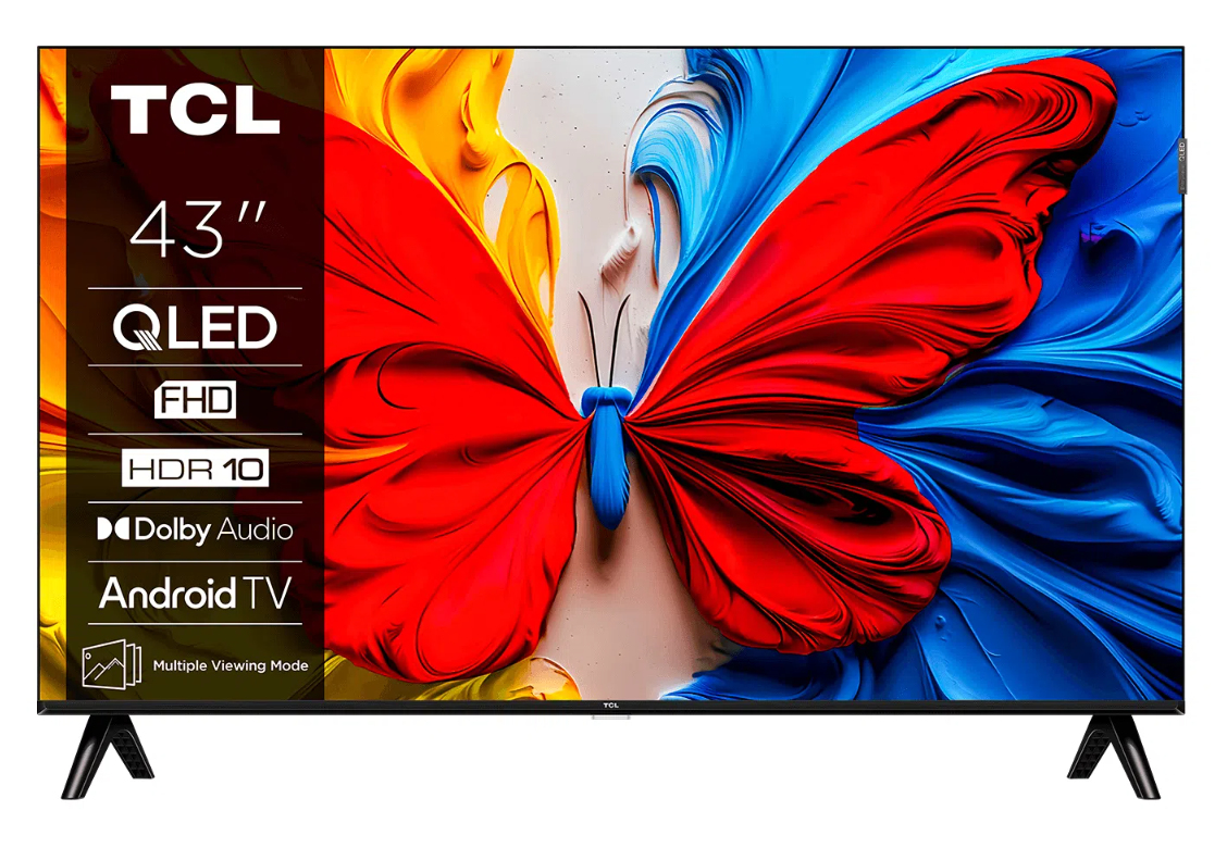 TCL 43V5C tv 109,2 cm (43") Full HD Smart TV Wifi Zwart