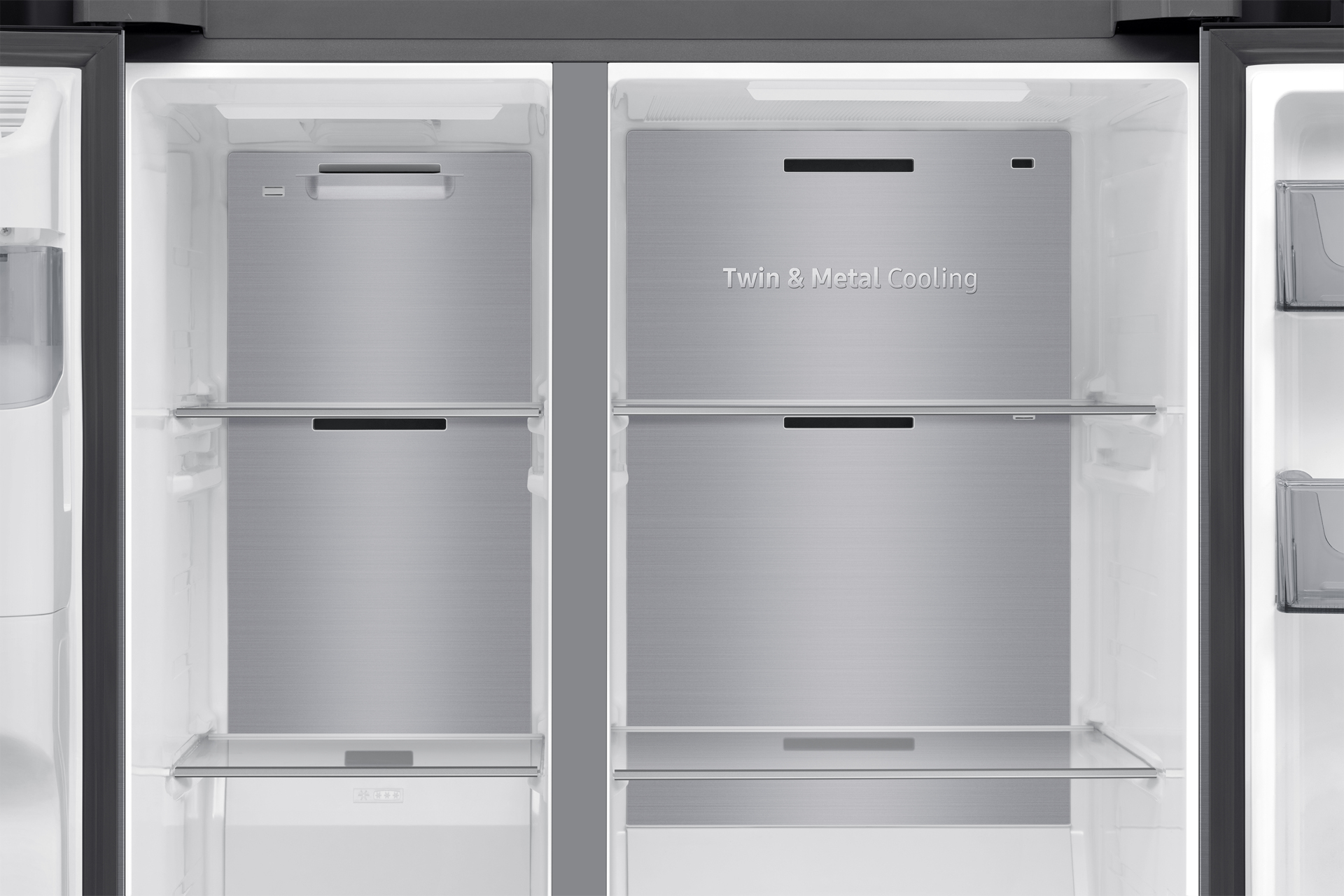 Koelkast SAMSUNG RS70F66KBTEF / SBS / B / mat inox / wifi