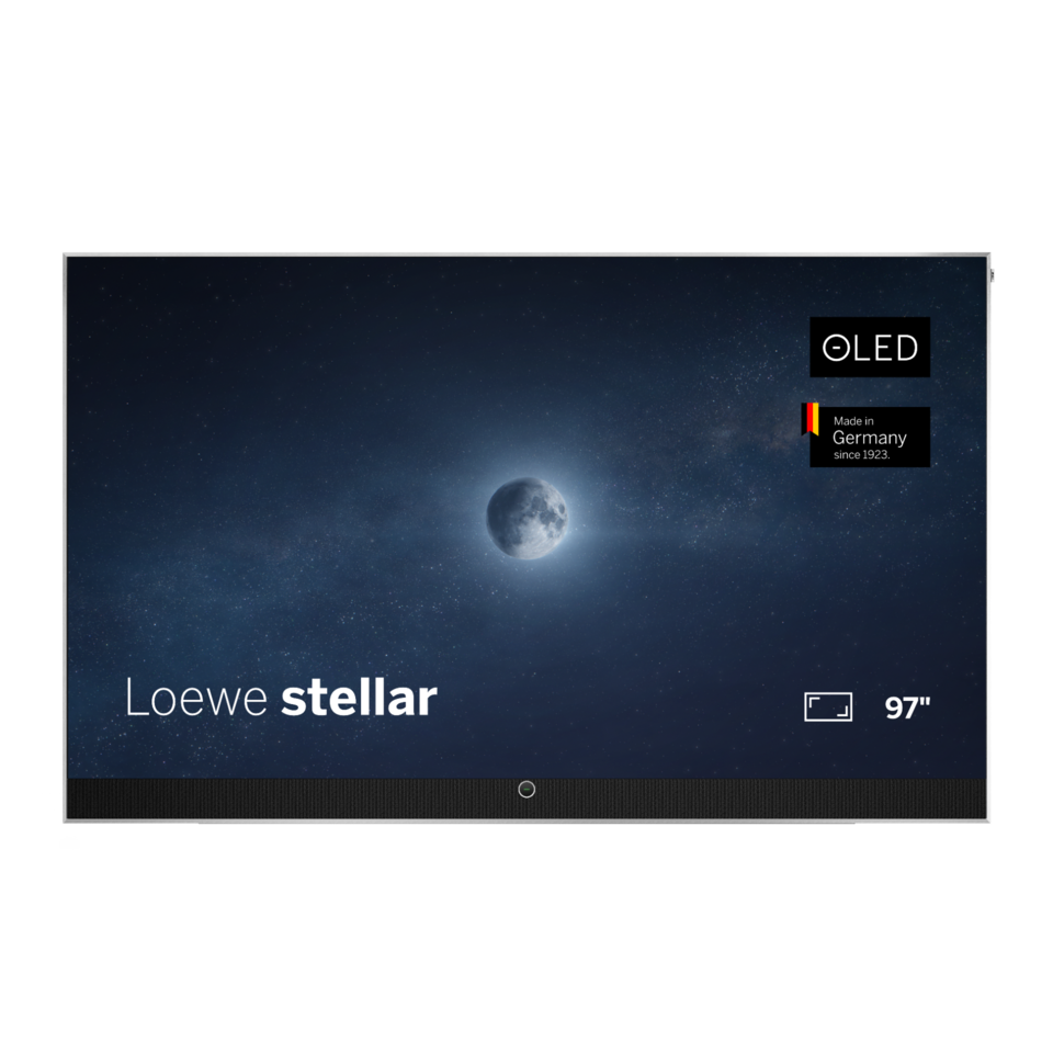 OLED TV LOEWE stellar 97 dr+ aluminium/aluminium / Tizen OS 