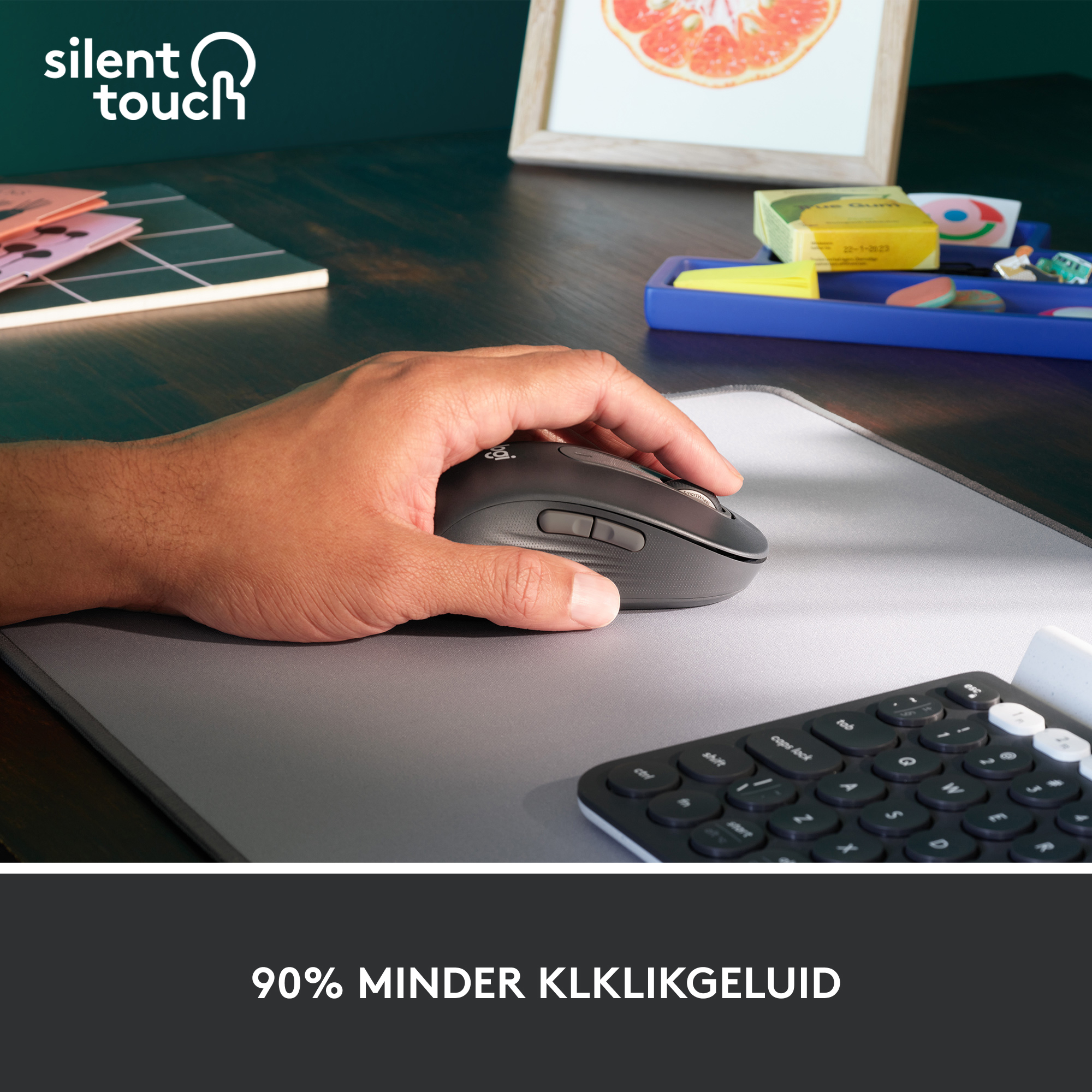 Draadloze Muis Logitech M650 LargeLinksh. Signature Graph.