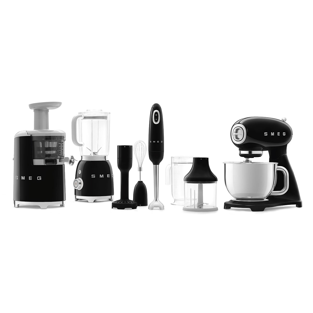 Smeg SMF03BLEU mixeur Robot mixer 800 W Noir