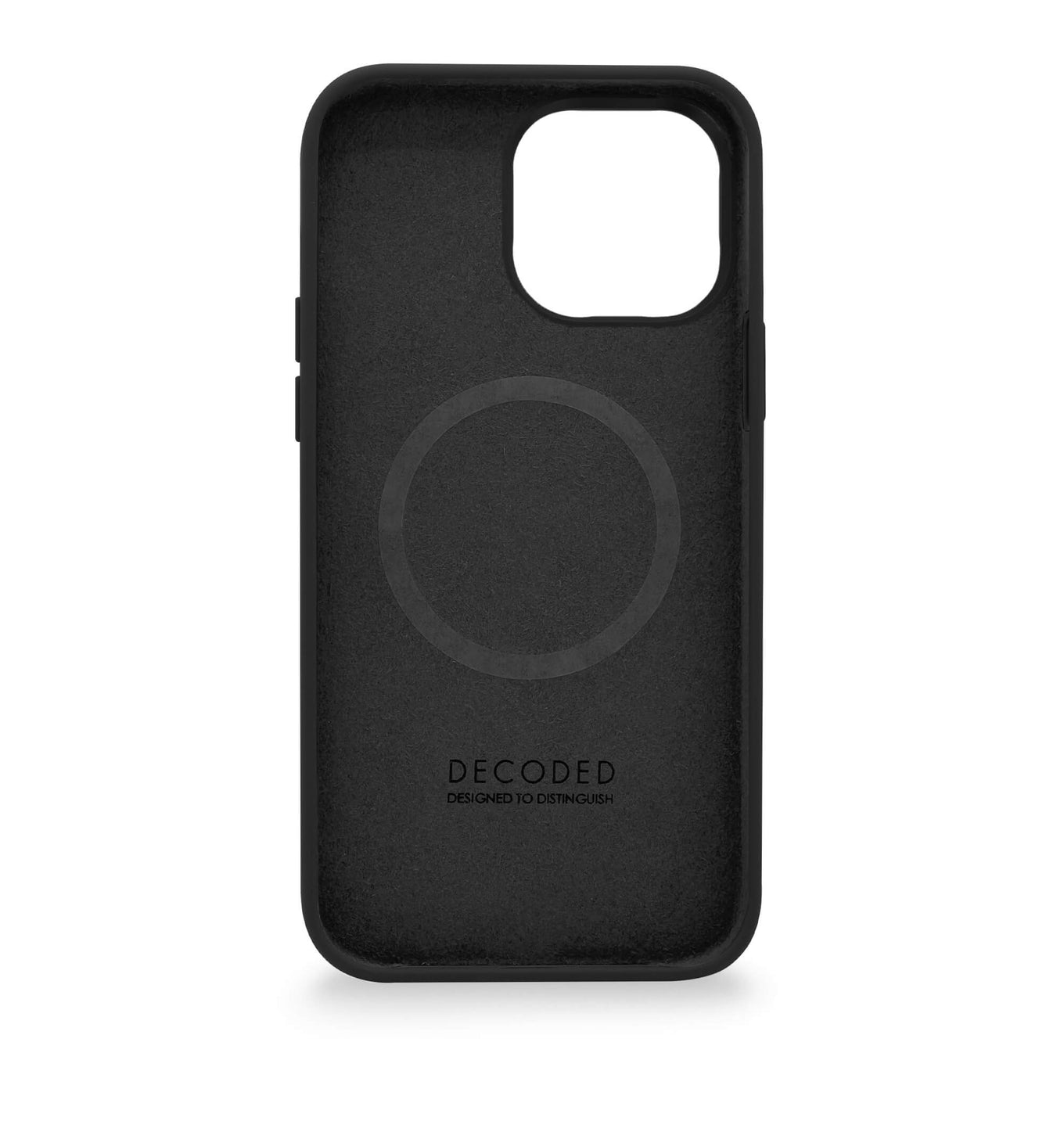 Tas DECODED Silicone Backcover iPhone 14 Pro Max Charcoal