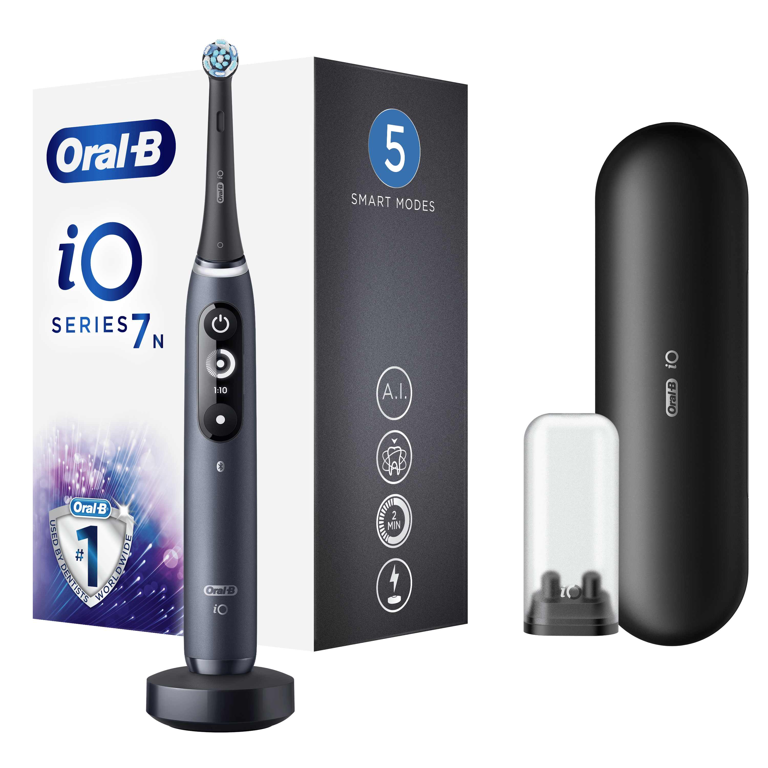 Brosse à dents BRAUN IO7N BLACK IO Series 7S ZWART
