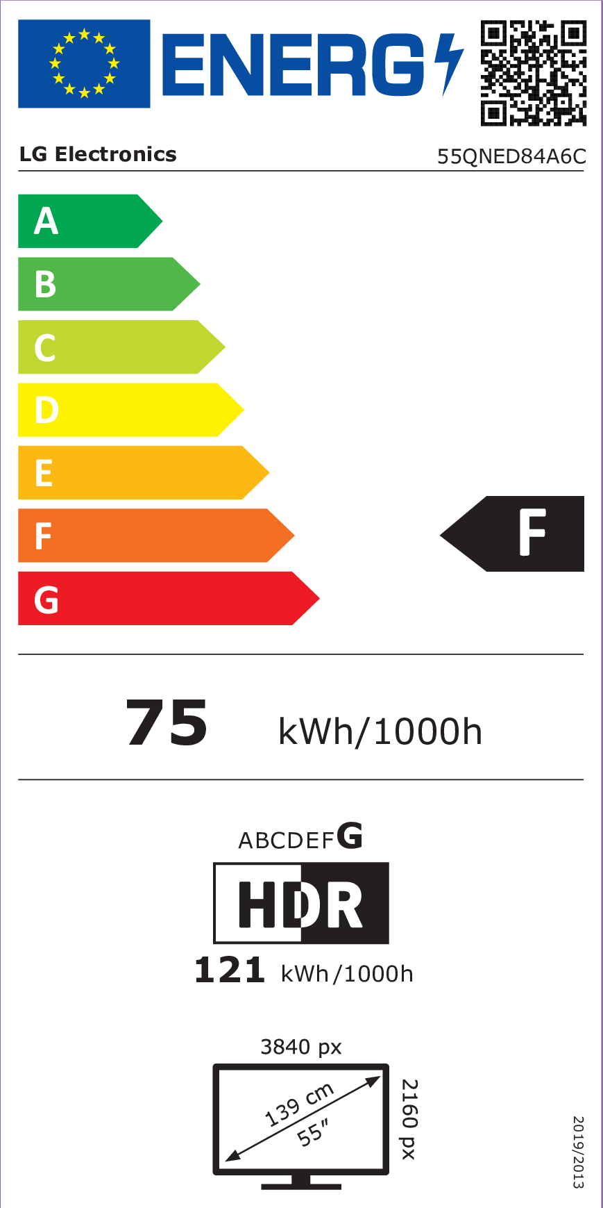 QNED TV LG 55QNED84A6C / webOS