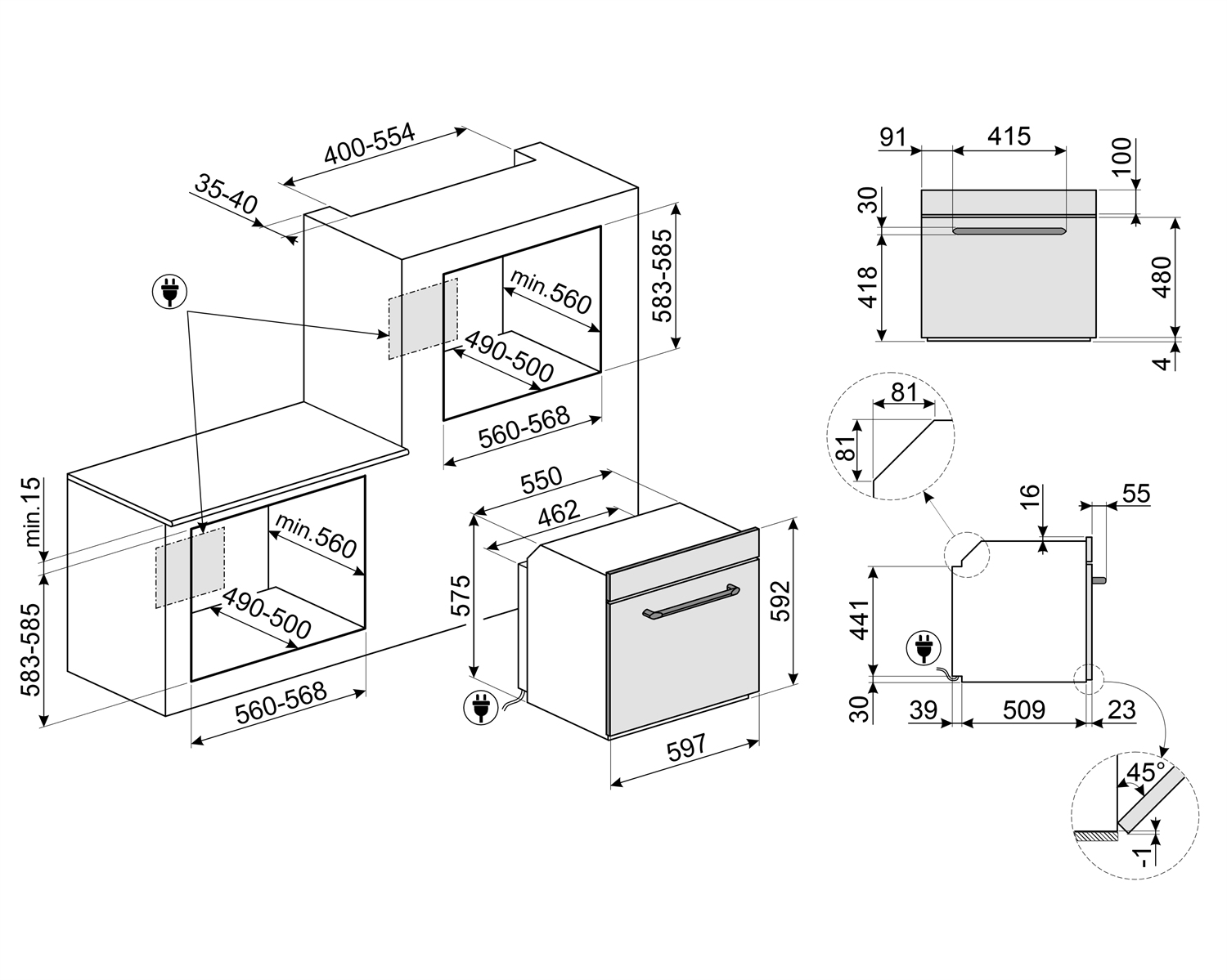 Oven BI SMEG SOP6902S2PN inox / A+