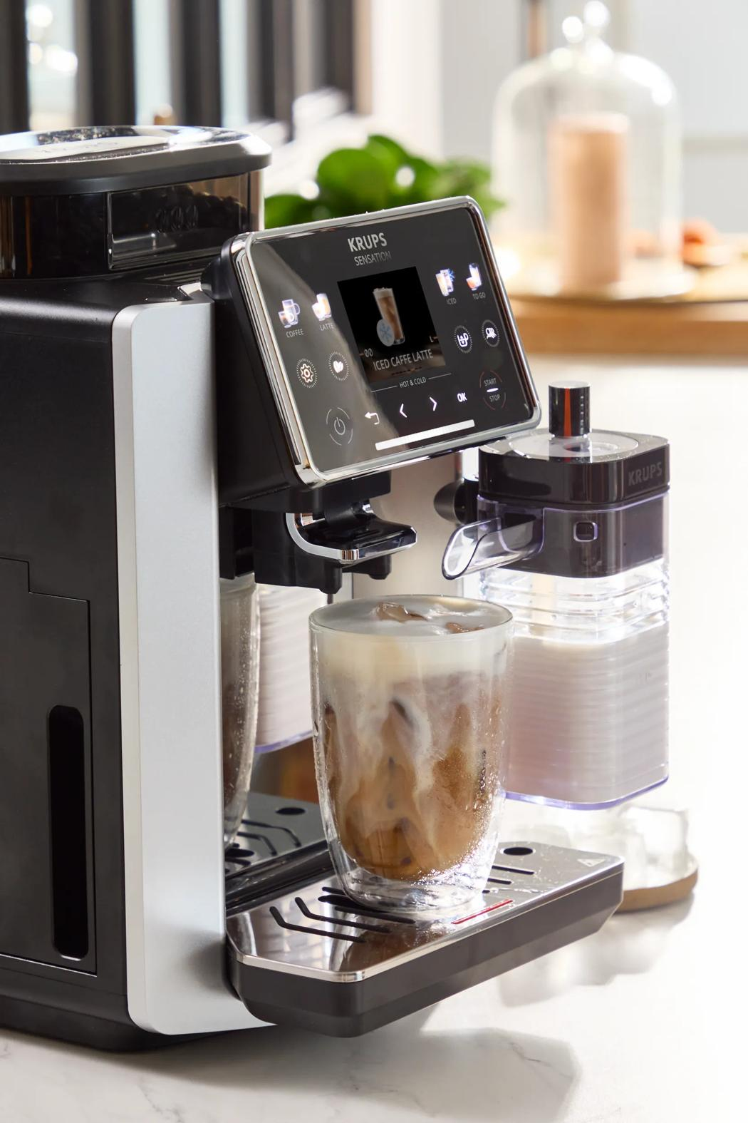 Espressomachine KRUPS EA918GE0 Sensation Elite / Aluminium