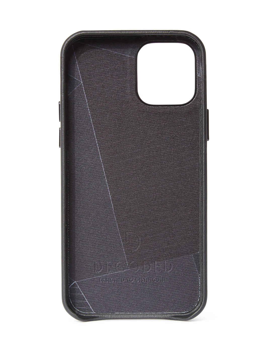 Tas DECODED Back Cover Black - iPhone 12 Mini