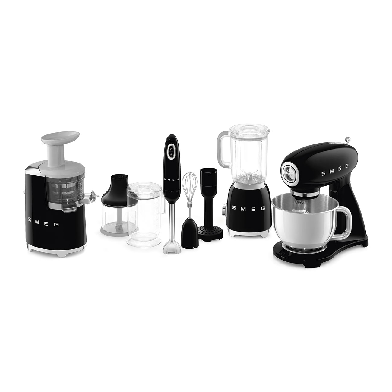 Smeg SMF03BLEU mixeur Robot mixer 800 W Noir