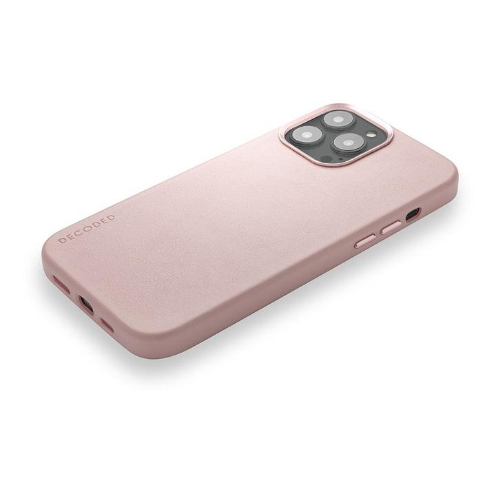 Tas DECODED Leather Backcover iPhone 13 Pro powder pink