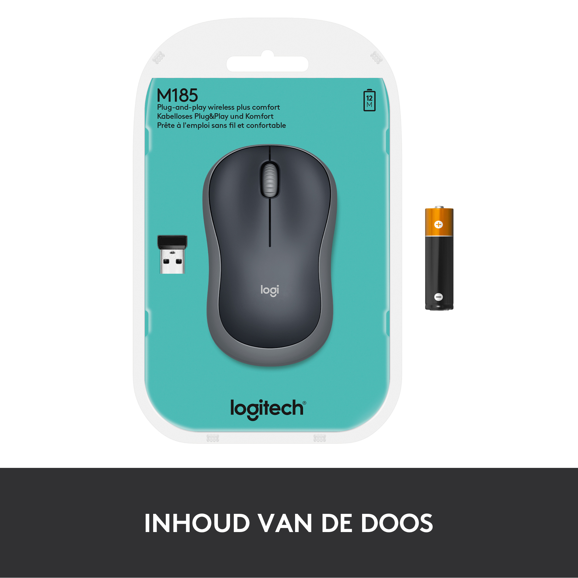 Draadloze Muis Logitech M185