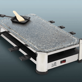 Fritel RG 2170 raclette 1500 W Zwart, Chroom, Roestvrijstaal