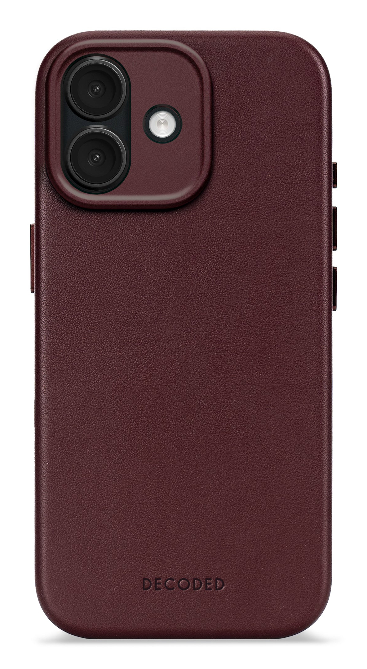 Decoded Leather Backcover Apple iPhone 17 Dark Ruby