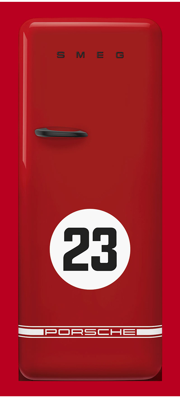Koelkast SMEG FAB28RDP9176 Porsche Design / D / Livery Salzburg / Limited Edition