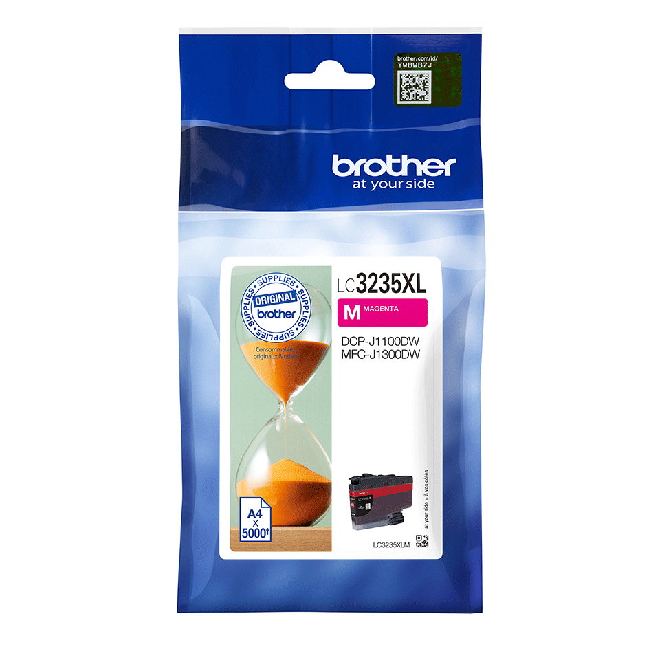 Inktpatroon BROTHER LC3235XLM Magenta 5000 pg's