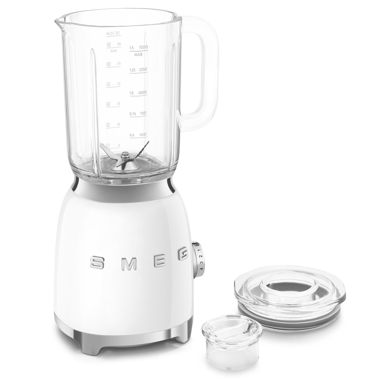 Smeg BLF03WHEU blender 1,5 l Blender voor op aanrecht 800 W Wit