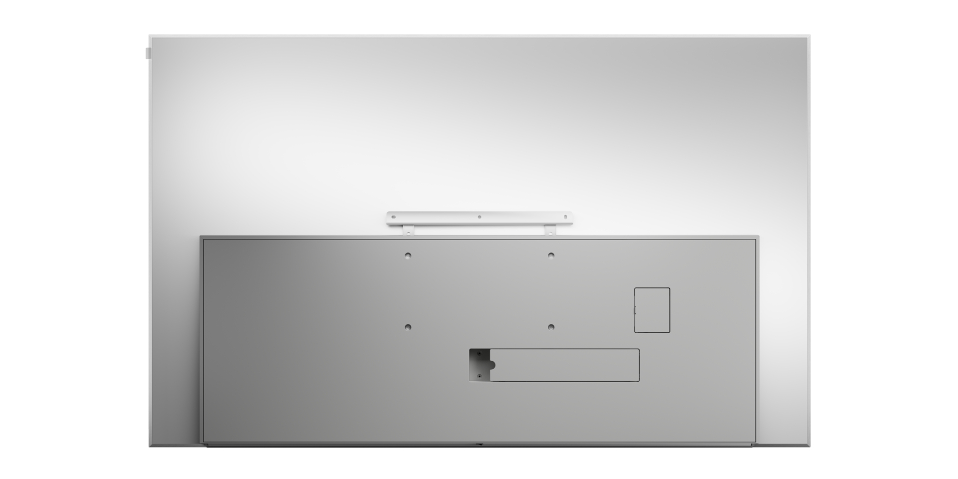 OLED TV LOEWE stellar 83 dr+ zwart aluminium/mat aluminium + muurbeugel