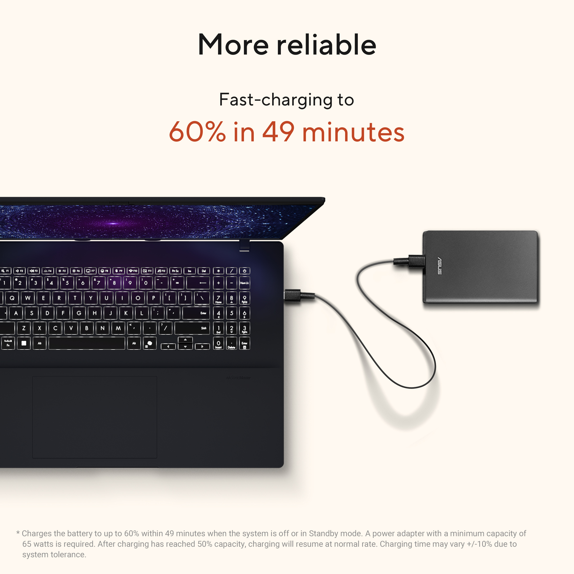 Laptop ASUS Vivobook FHD 18,4' 16GB Ryzen 7-260 512GB