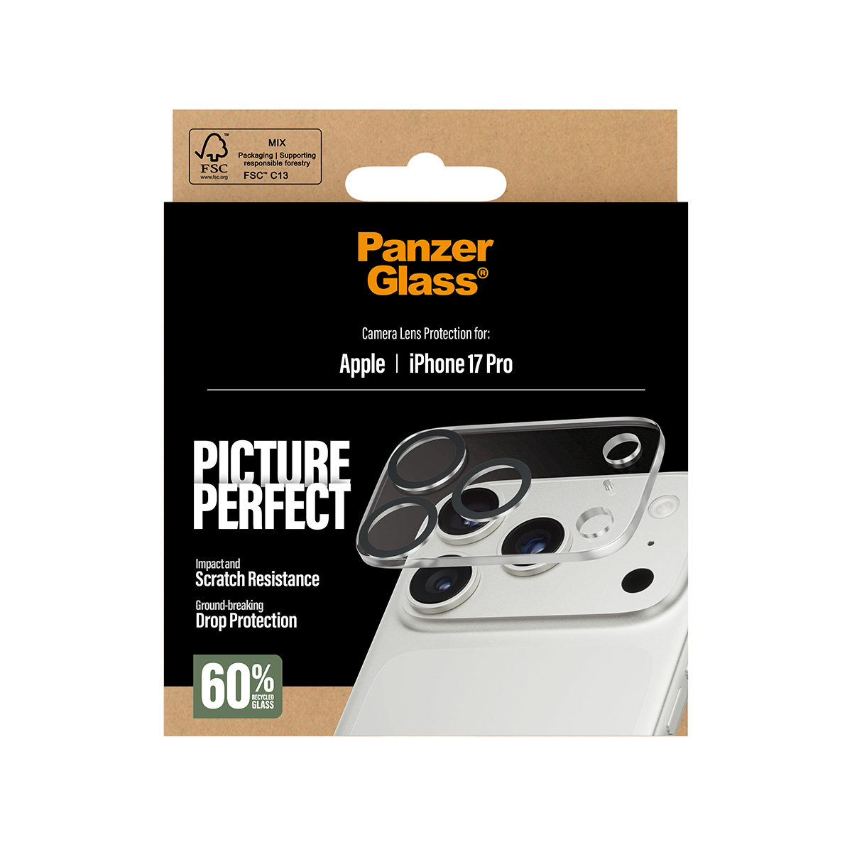 PanzerGlass Picture Perfect Camera Lens Protector iPhone 17 Pro