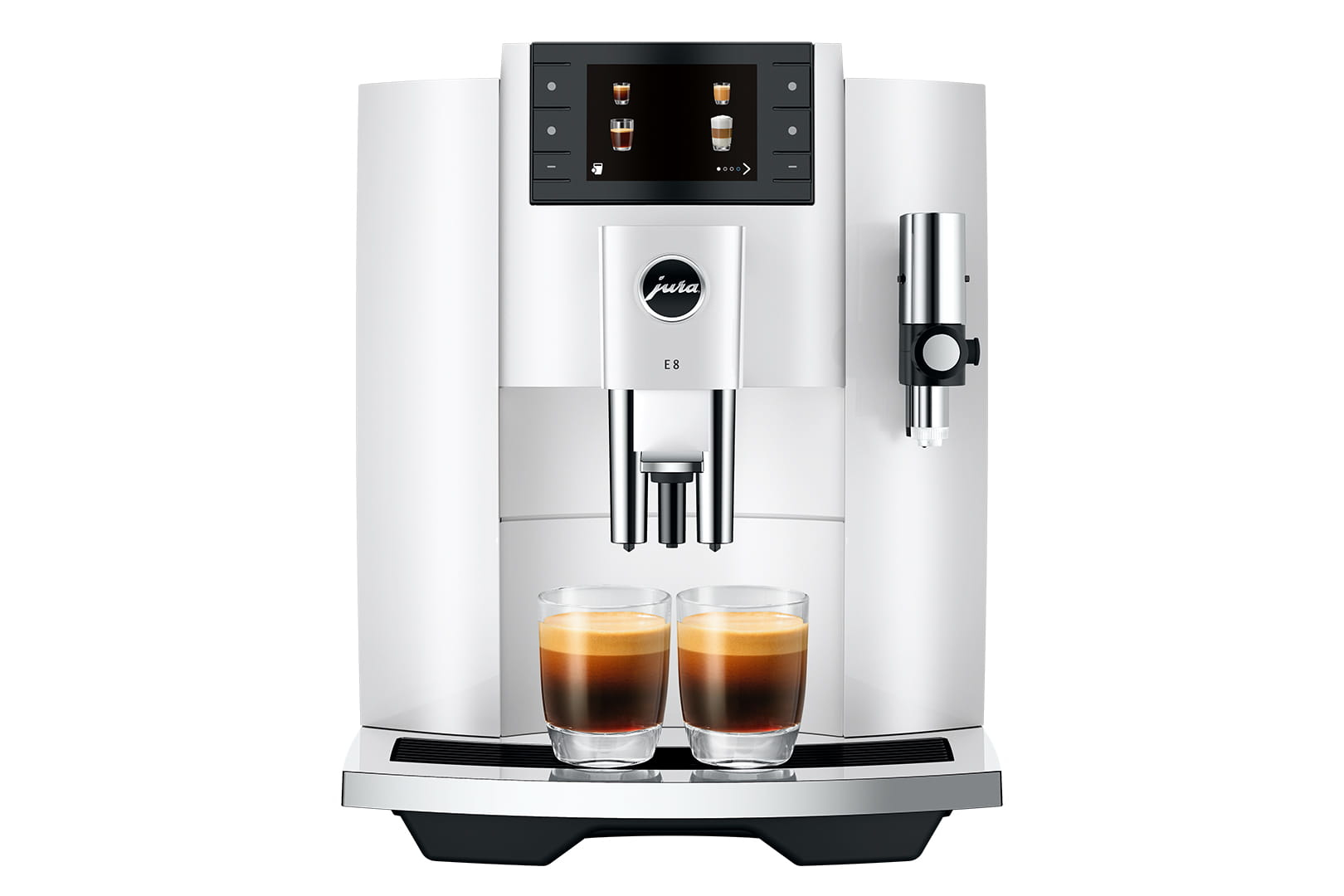 JURA E8 PIANO WHITE EC  15585