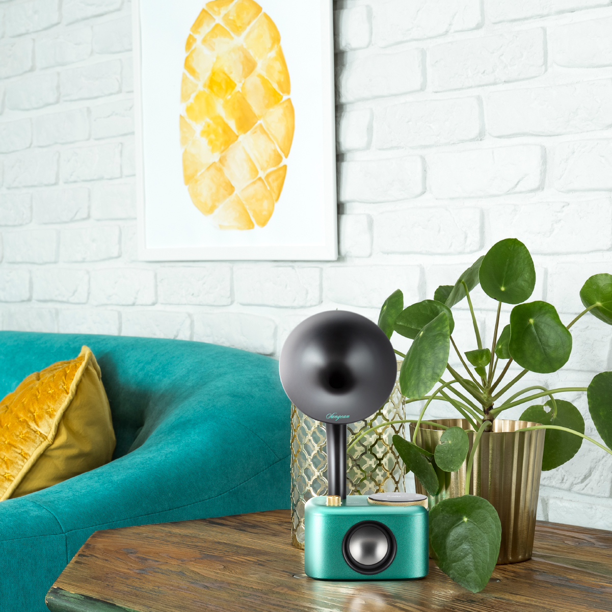 DAB+ radio SANGEAN CP-100D ocean/zwart