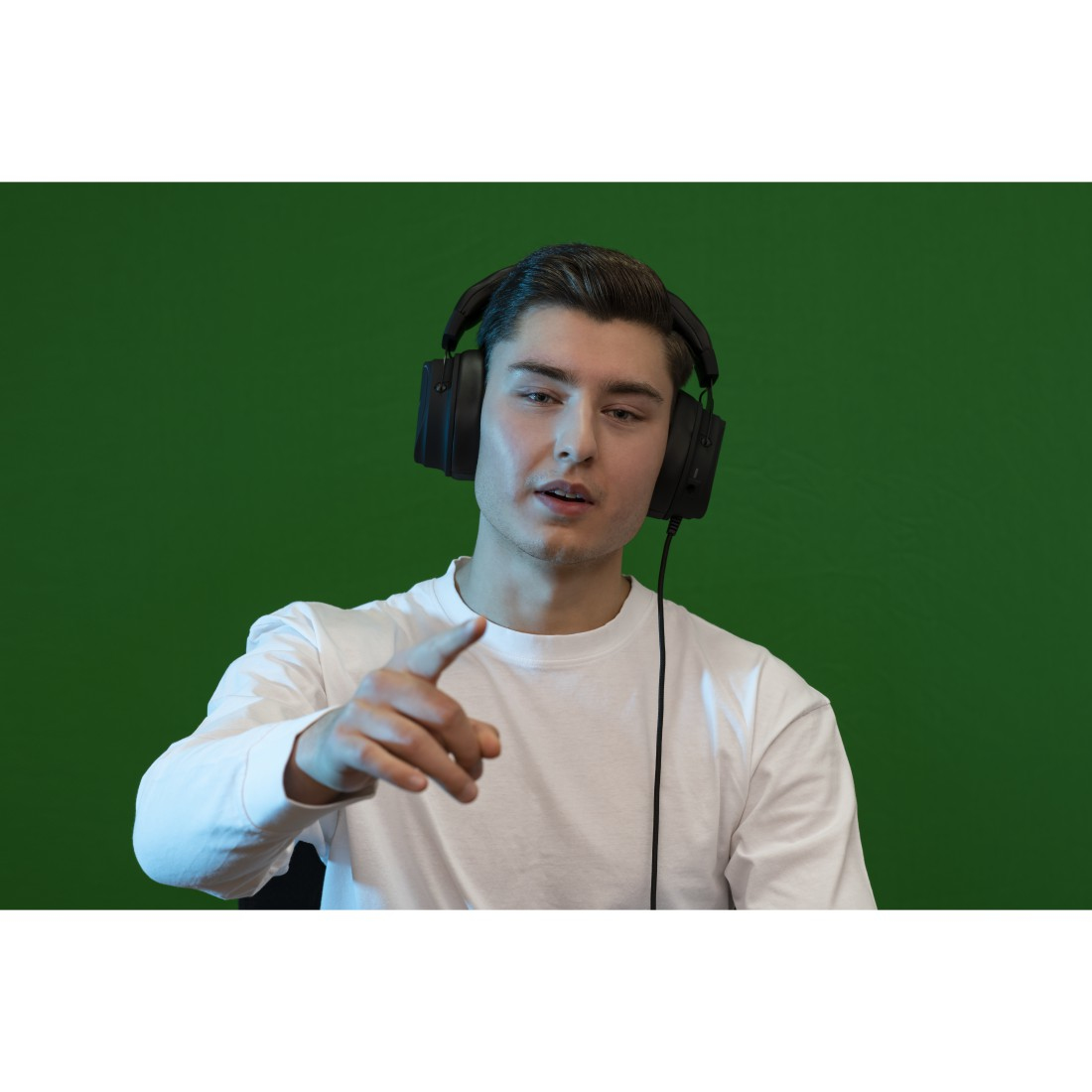 Inklapbare achtergrond  Chairy , groen, Ø 130 cm