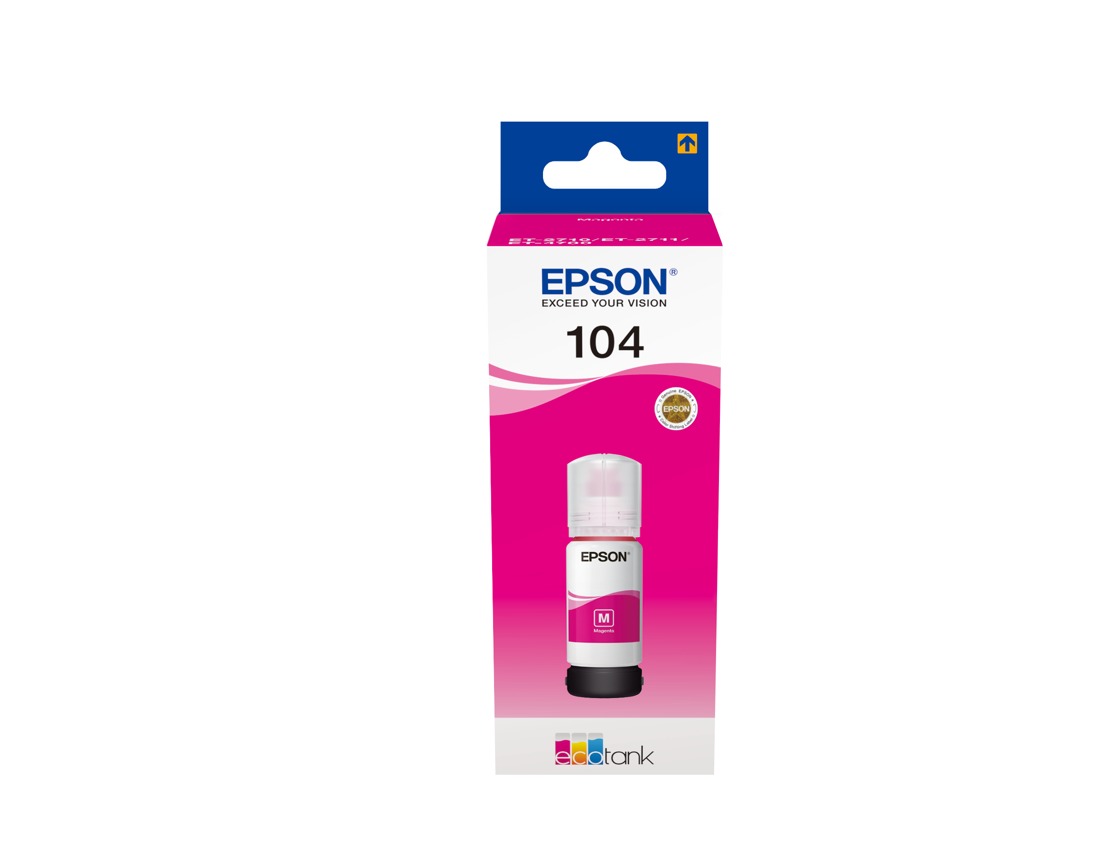 Inktpatroon EPSON C13T00P340 104 EcoTank Magenta