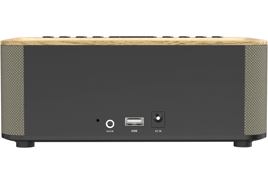 Wekkerradio KENWOOD CR-ST40DAB hout/groen