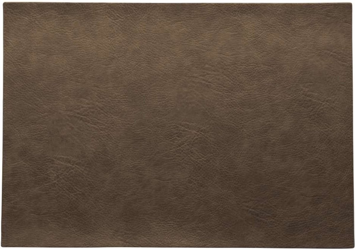 Placemat ASA 78306076 Vegan Leather / 46x33cm / Caramel
