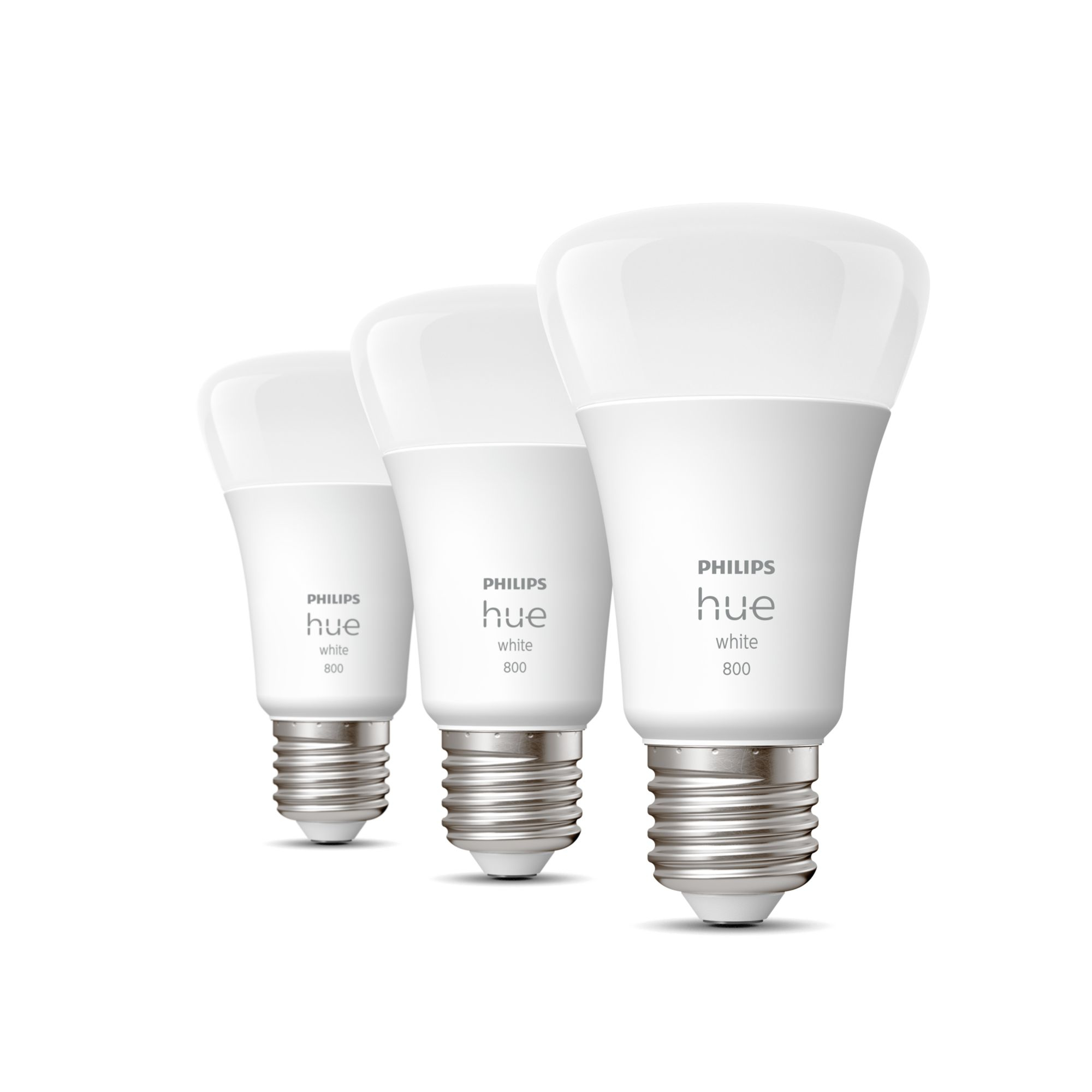 Lamp PHILIPS HUE White E27 800L 3pcs