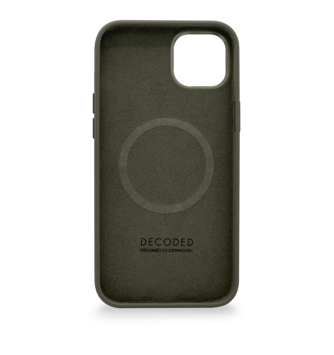 Tas DECODED Silicone Backcover iPhone 14 Plus Olive
