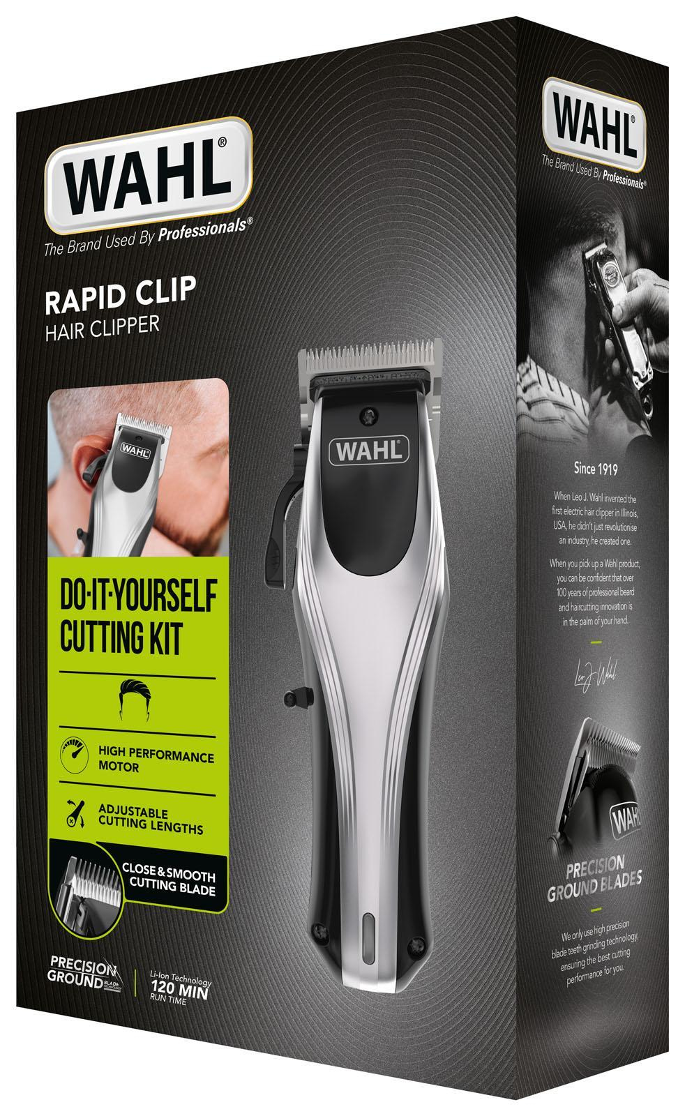 Wahl Rapid Clip Zwart, Roestvrijstaal 33 Lithium-Ion (Li-Ion)