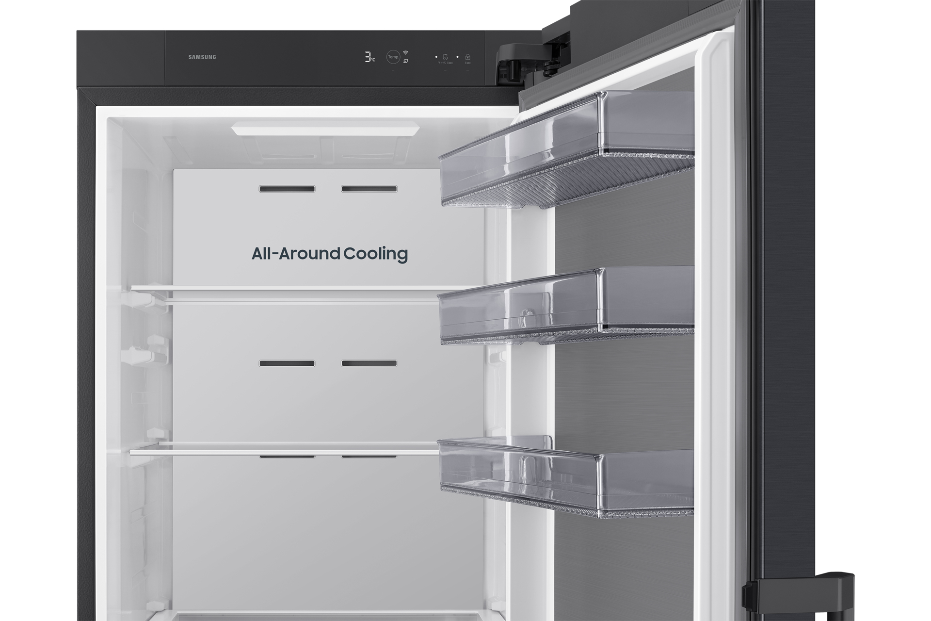 Koelkast SAMSUNG RR70H39FEFEF / E / 185cm / zwart inox