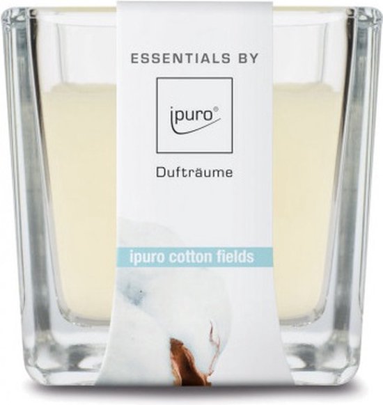 Geurkaars IPURO 26IFC1200 Essential Cotton Fields / 125gr