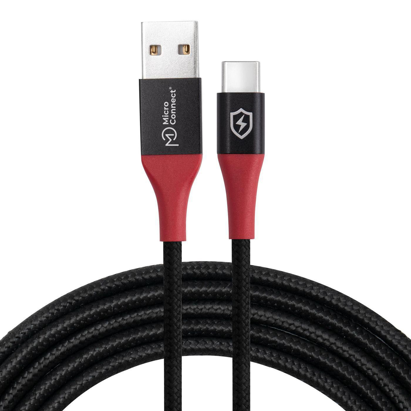 MicroConnect USB-A to USB-C (NO DATA) Kabel 1.5m