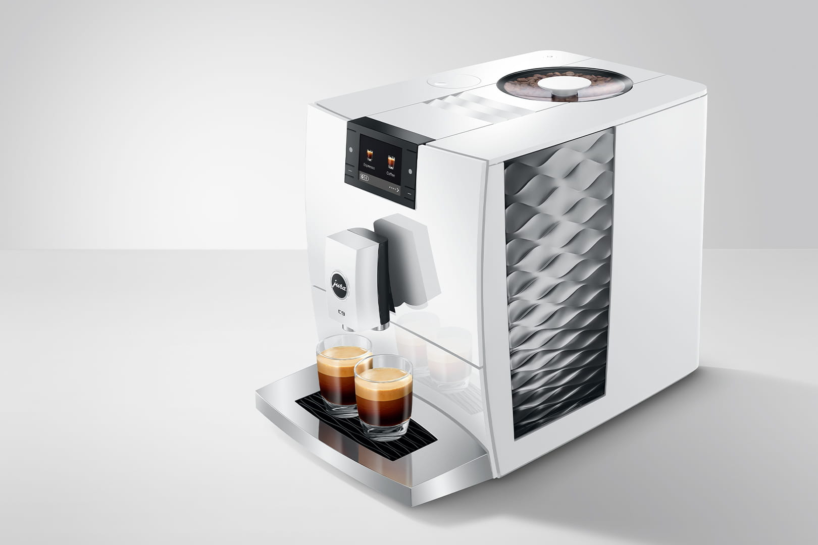 Espresso JURA 15810 C9 / Piano White (EA)