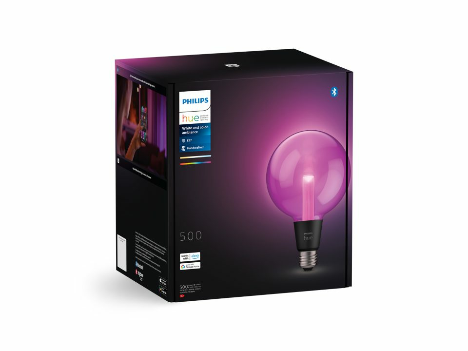 Lamp PHILIPS HUE White Color Ambiance E27 G125