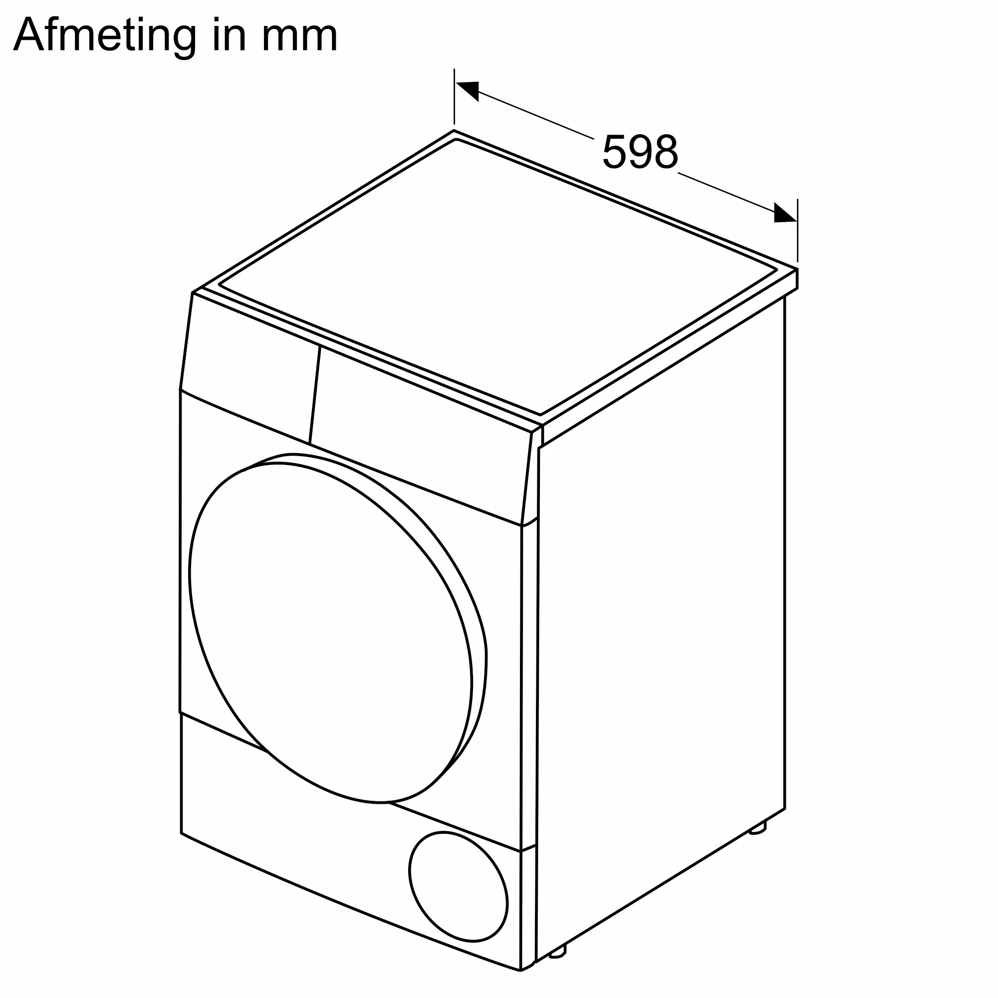 Siemens iQ500 WQ45G2D90 wasdroger Vrijstaand Voorbelading 9 kg Wit