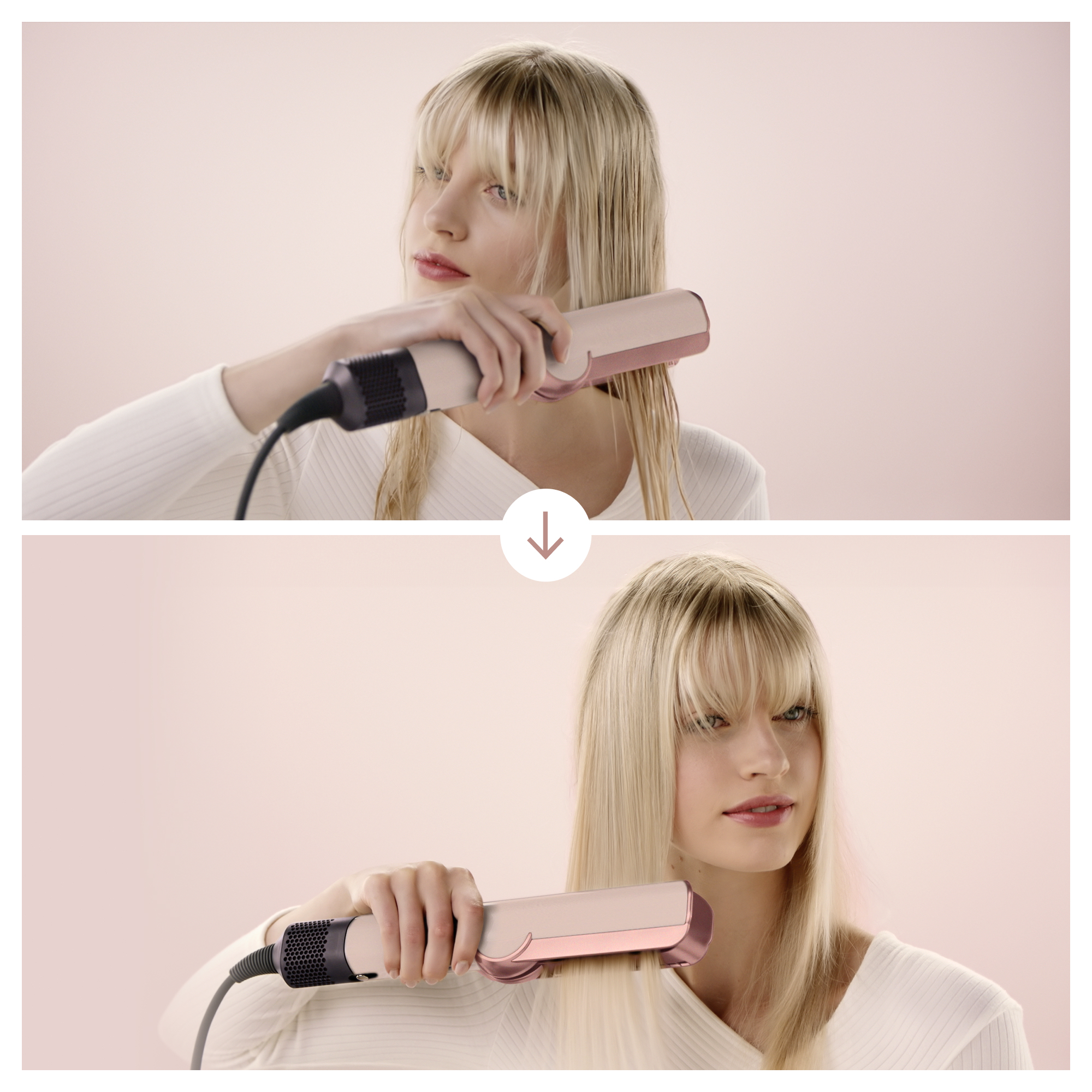 Stijltang DYSON 493296-01 Airstrait / Ceramic Pink