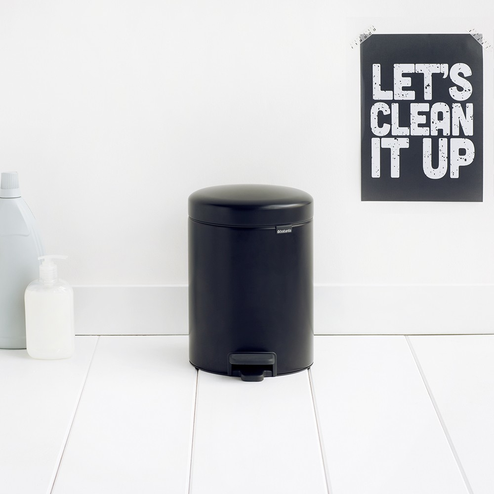 Pedaalemmer BRABANTIA 112928 NewIcon / 5L / Matt Black