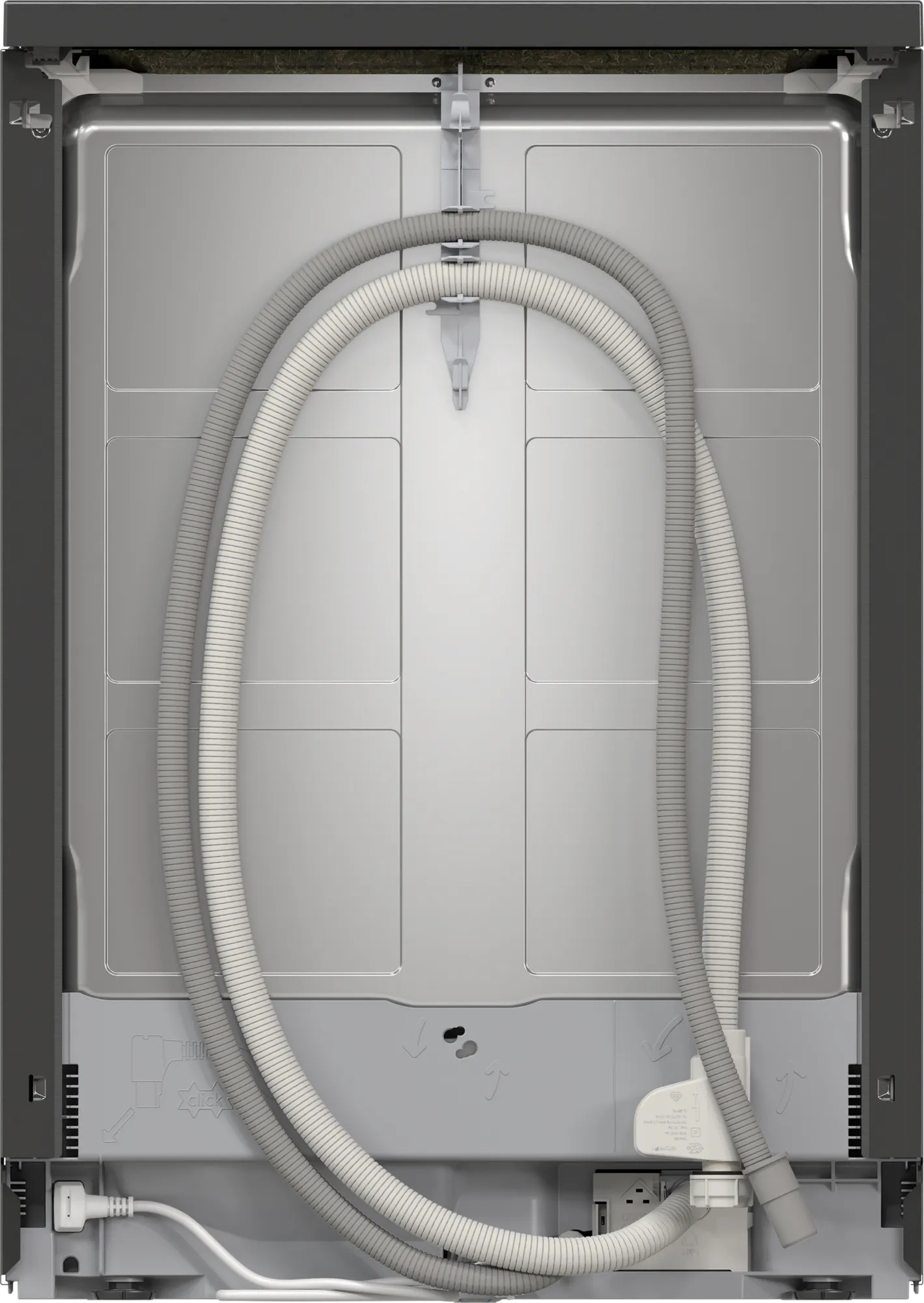 Vrijstaande vaatwas SIEMENS SN25EC20BE / B /60cm/ black inox