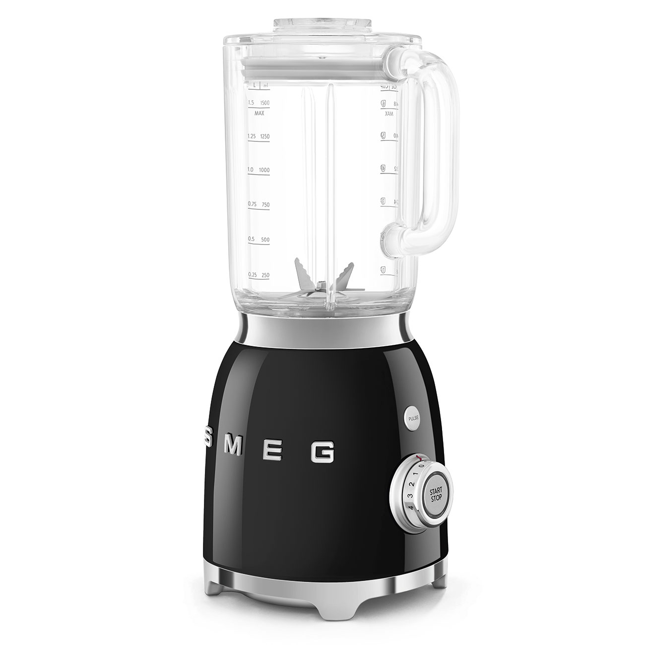 Smeg BLF03BLEU blender 1,5 l Blender voor op aanrecht 800 W Zwart