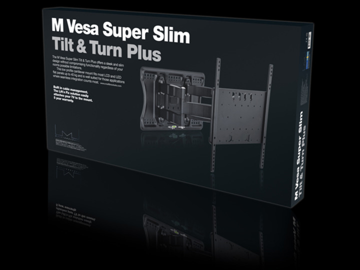 Muurbeugel Multibrackets Super Slim Tilt & Turn Plus